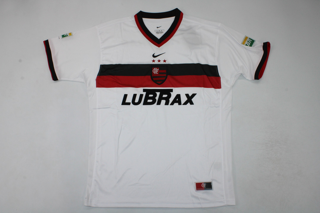 AAA Quality Flamengo 2001 Away White Soccer Jersey